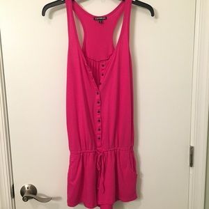 Express pink romper